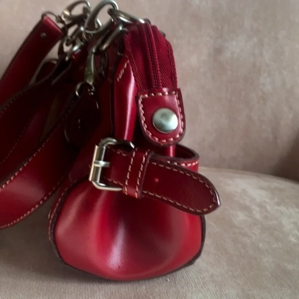 Emilie m. deep red‎ handbag